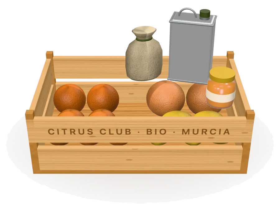 Koka kaste ar citrusaugļiem, olīveļļu, medu un rīsiem